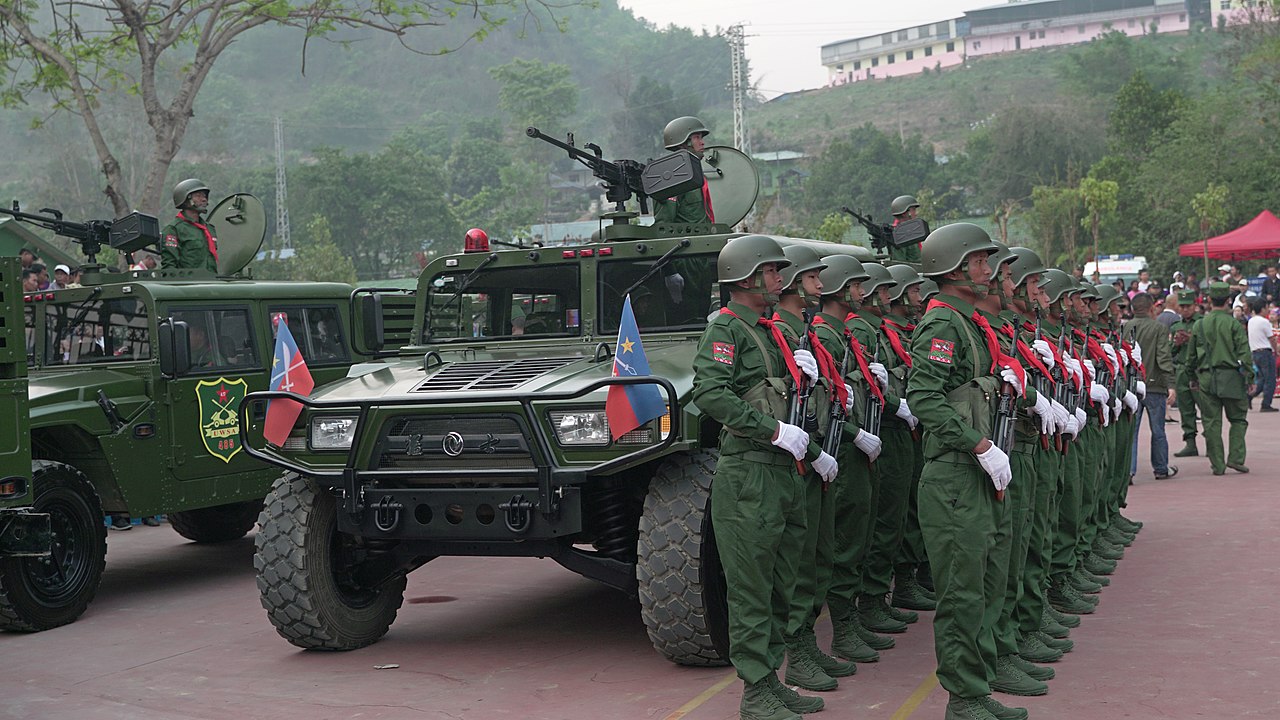 1280px UWSA soldiers stand at attention during ceremonies