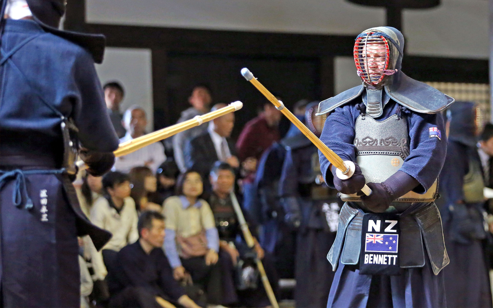 Alex Bennett at the Kyoto Taikai in 2014 (Photo: Alex Bennett)
