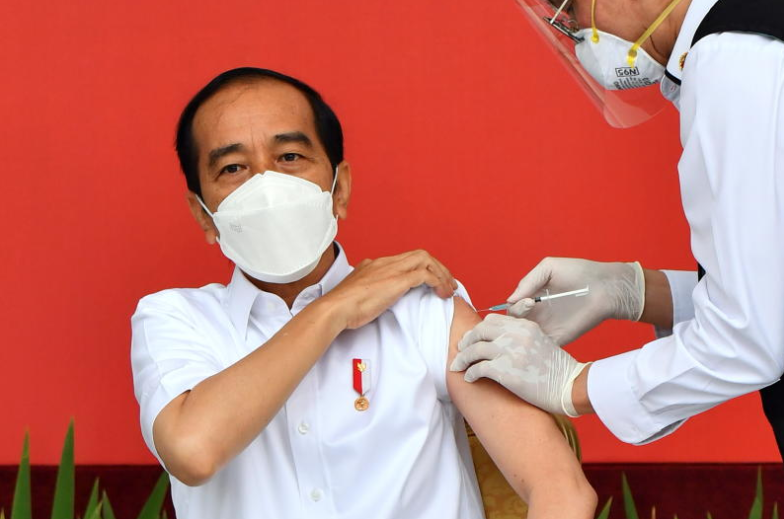 Joko Widodo Sinovac vaccine photo from Agus Suparto of Indonesian Presidential Palace