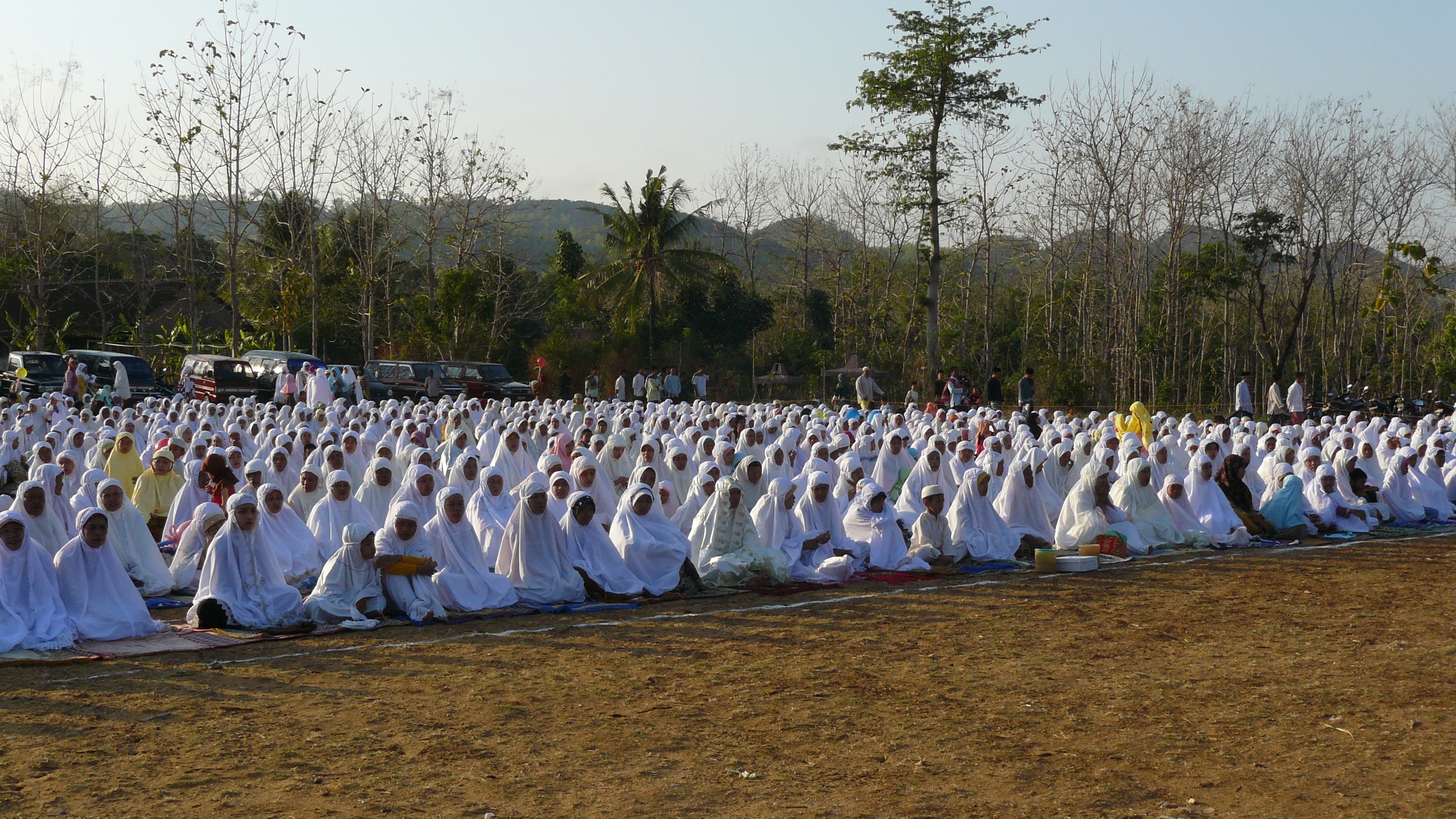 Eid ul fitr prayer in Indonesia 1
