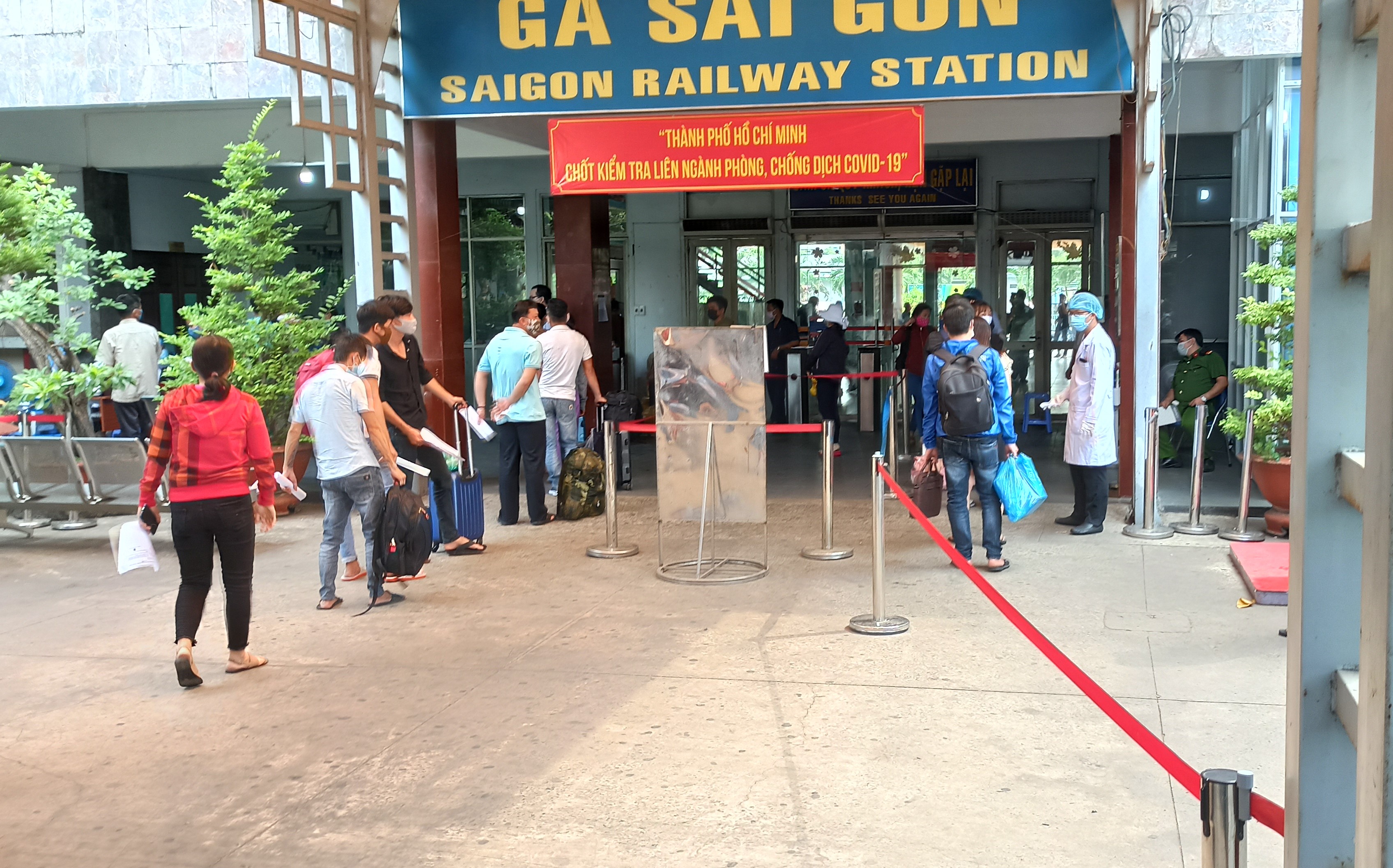Medical Checkpoint at Saigon Railway Station