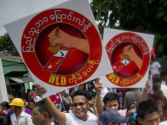 NLD supporters