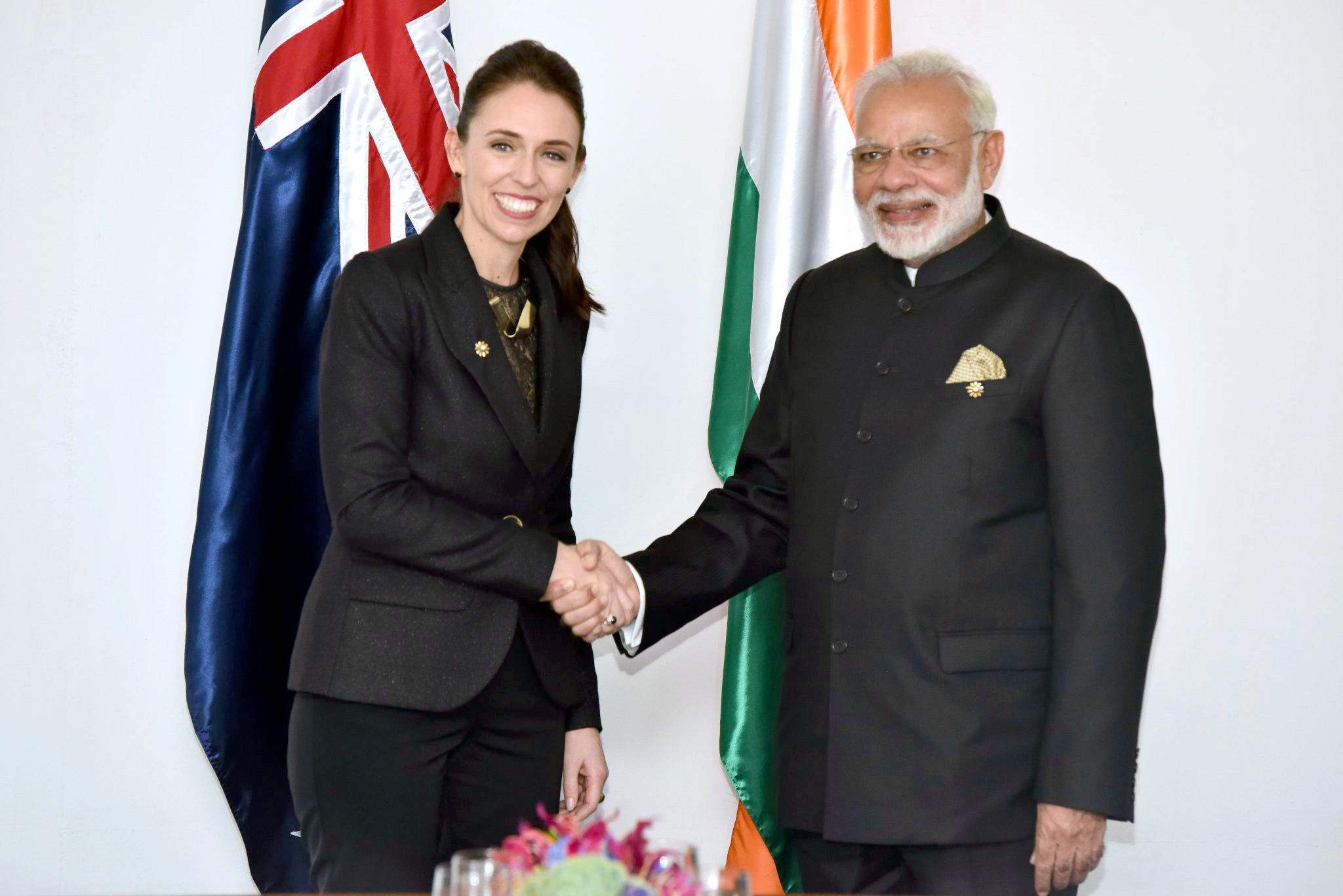 NZ PM Jacinda Ardern and India PM Narendra Modi2
