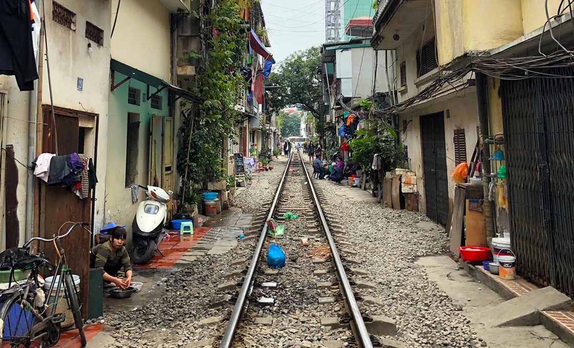 Train street, Hanoi, Vietnam