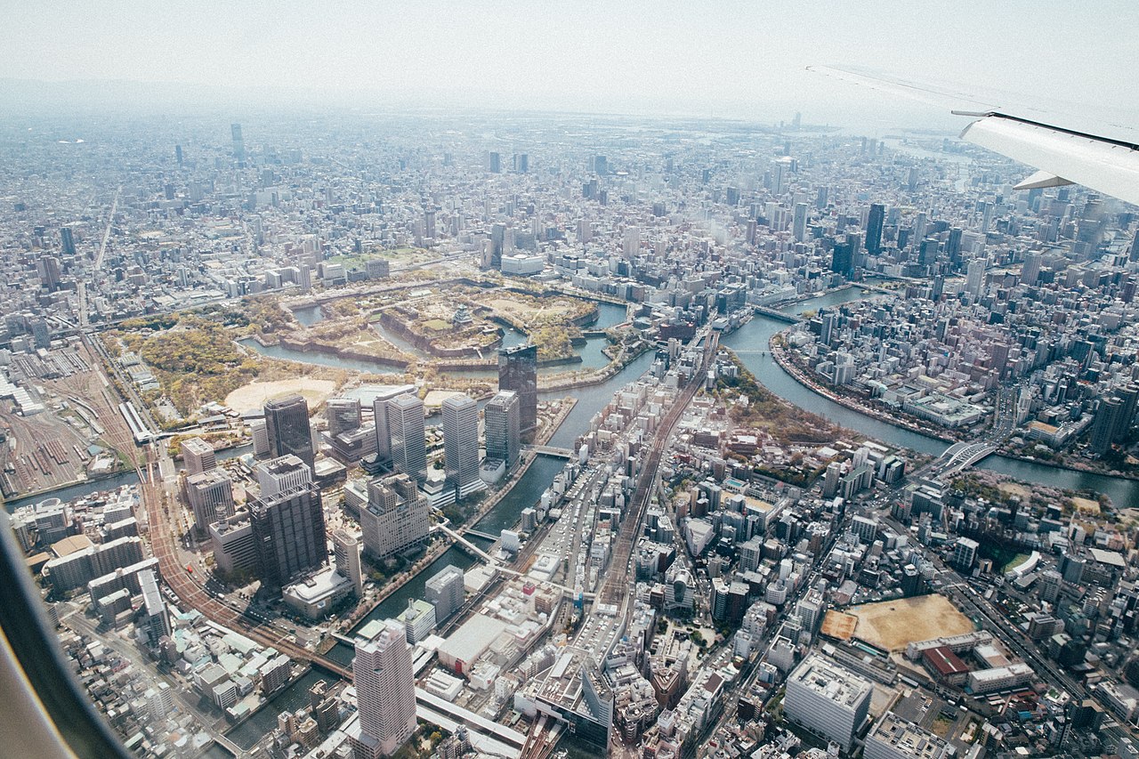 Osaka aerial view