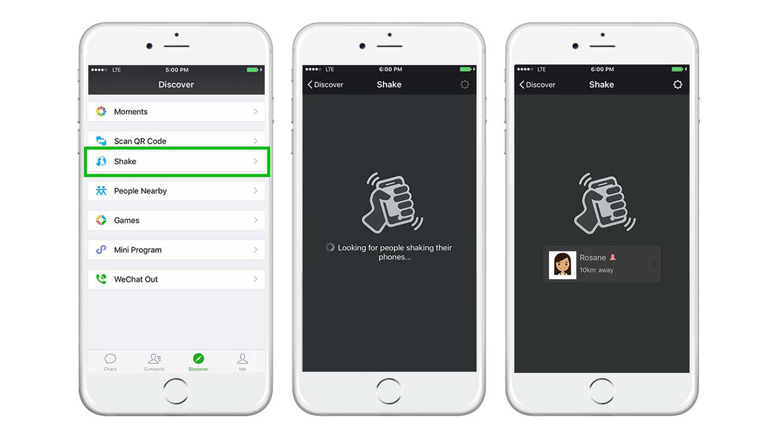 WeChat shake function 2 Photo Twitter STORY