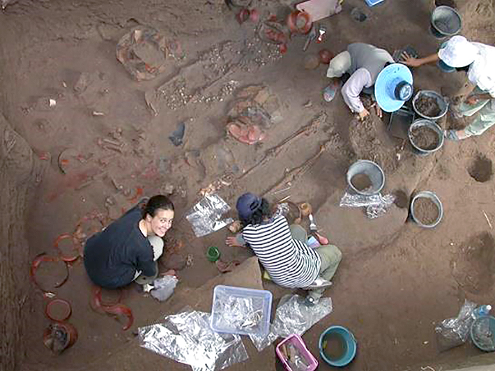 Sian Halcrow conducts research in Southeast Asia