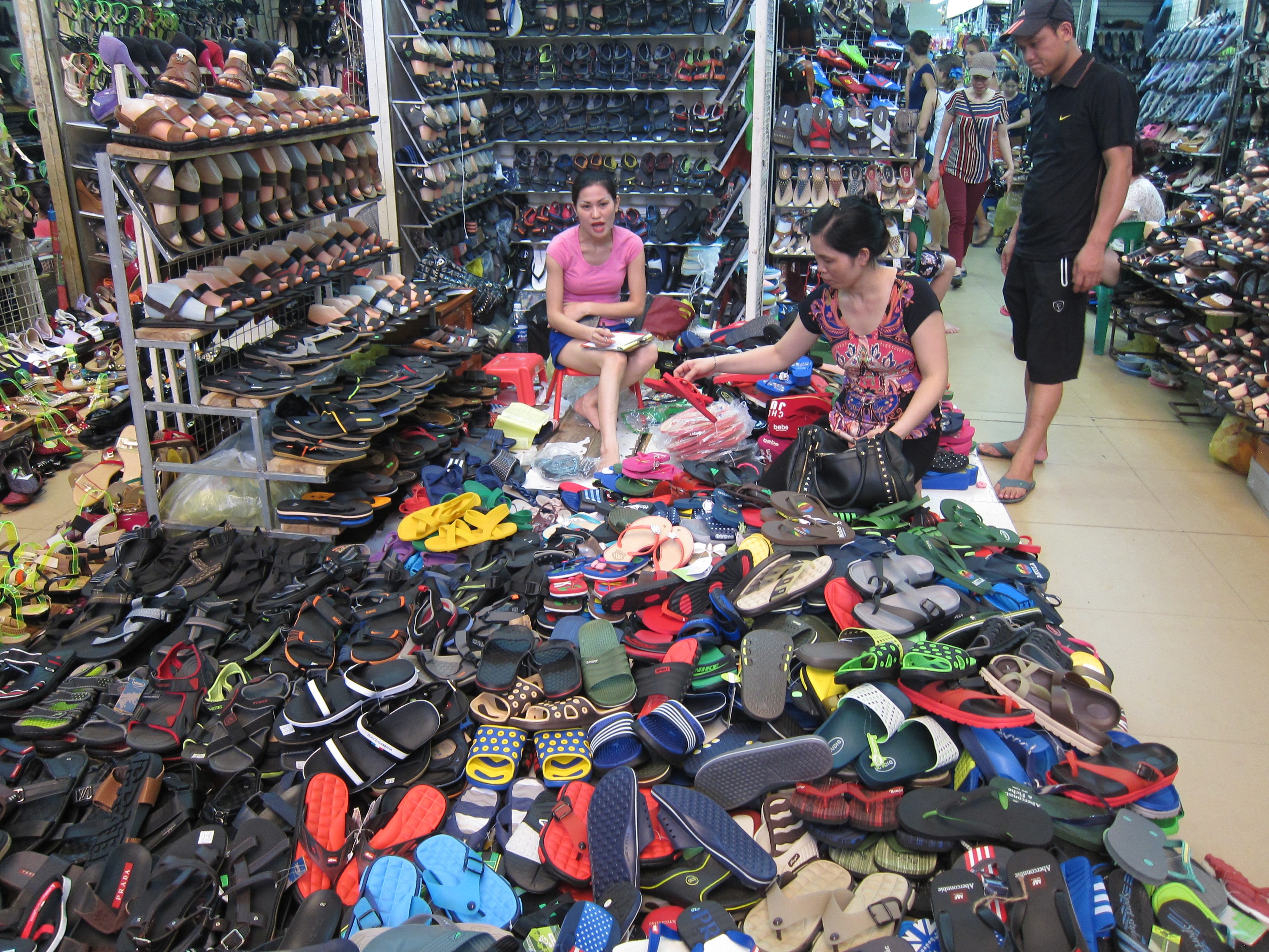 A shoe store in Vietnam