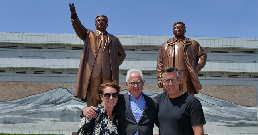 Sunday TVNZ crew in North Korea