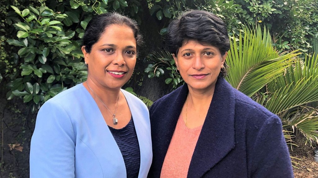 Associate Professor Roshini Pereis-John and Associate Professor Rachel Simon-Kumar.