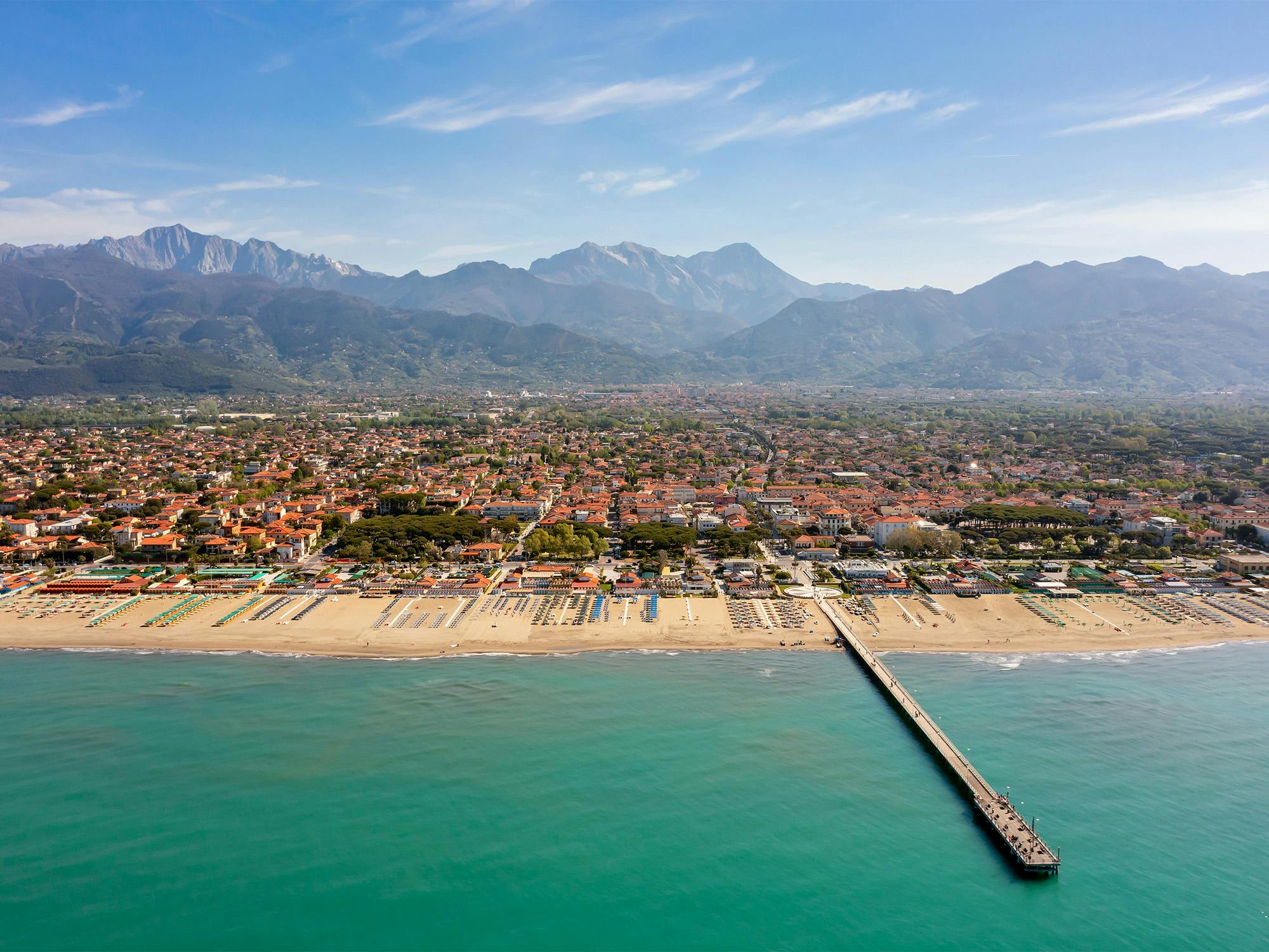 Vista panoramica su Forte dei Marmi