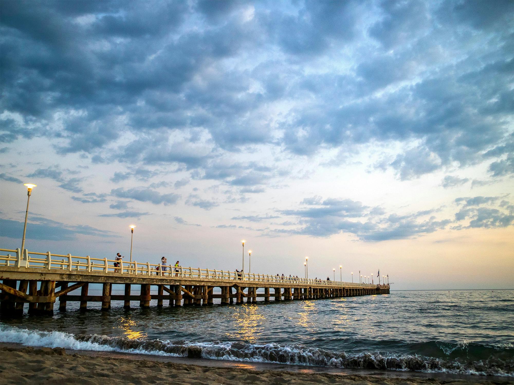Il Pontile di Forte dei Marmi al tramonto