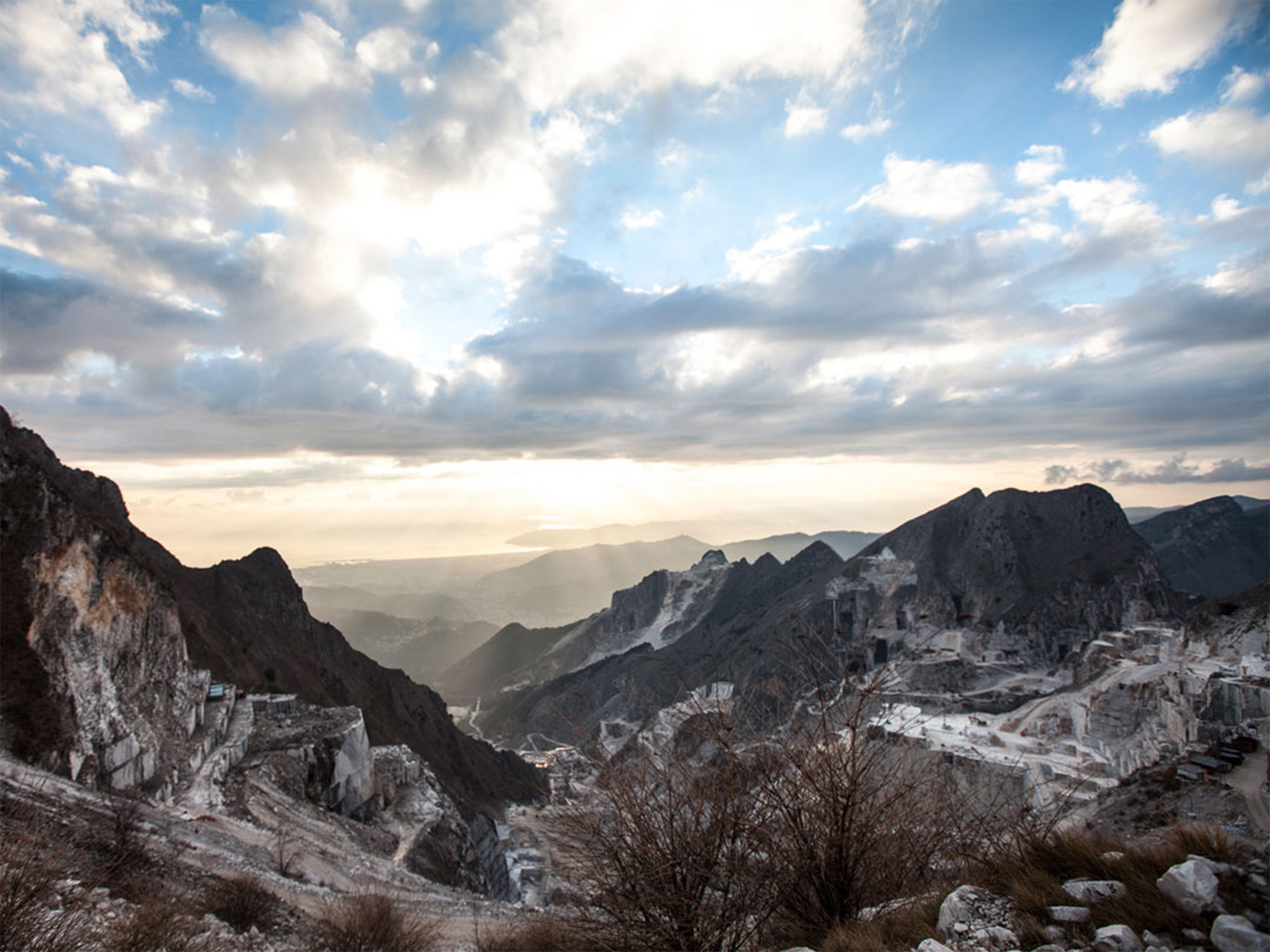 Le cave di marmo di Carrara