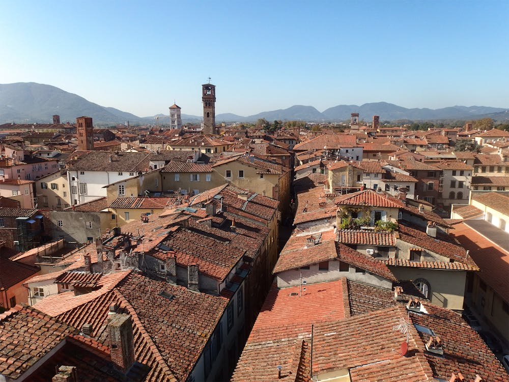 Veduta del centro stortico di Lucca