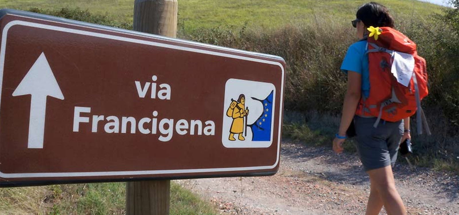 Foto d'archivio della Via Francigena Foto d'archivio della Via Francigena