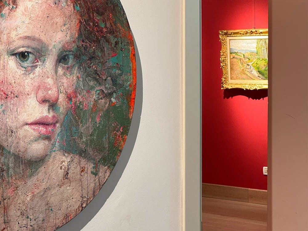 Opere in esposizione a Villa Bertelli di Forte dei Marmi