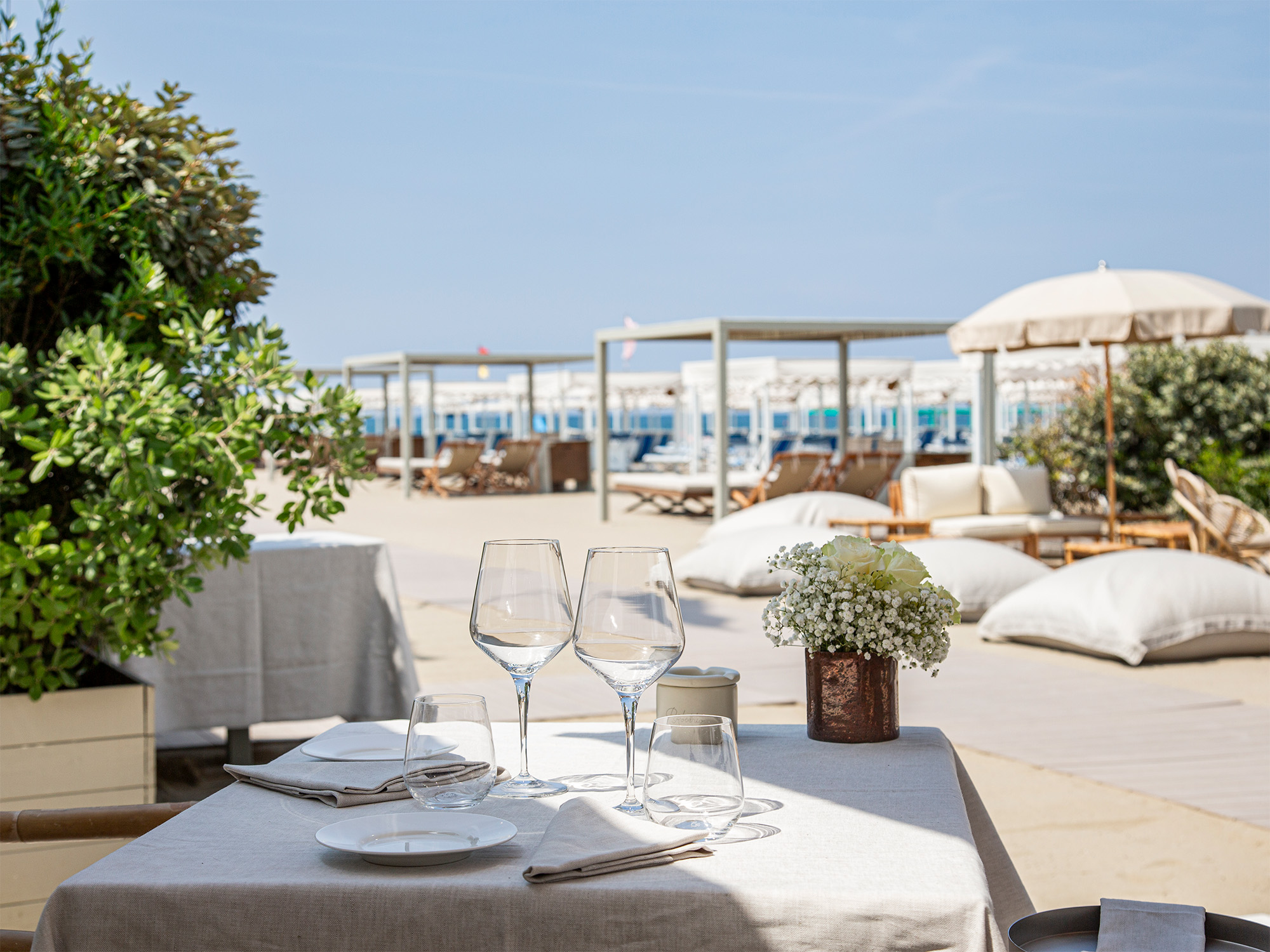 Servizi di prim'ordine in spiaggia a Forte dei Marmi