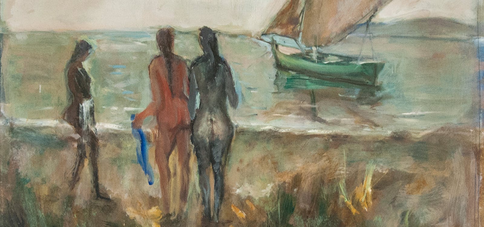 "Marina con figure", Alfredo Catarsini "Marina con figure", Alfredo Catarsini