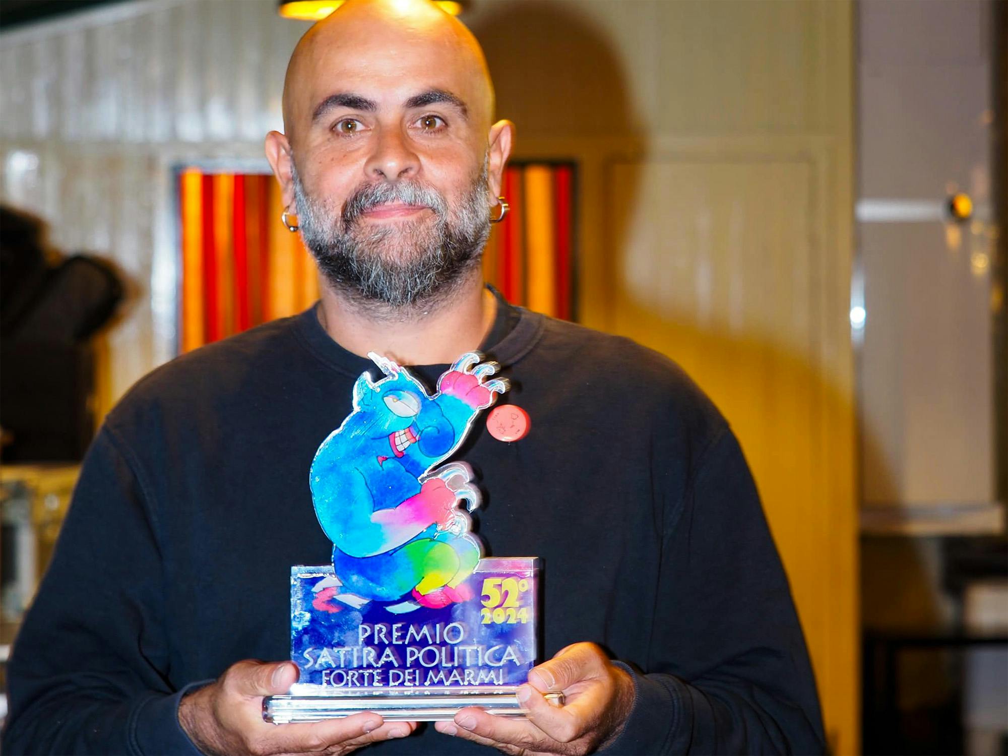 Un premiato nell'edizione 2024 del Premio Satira Politica Forte dei Marmi