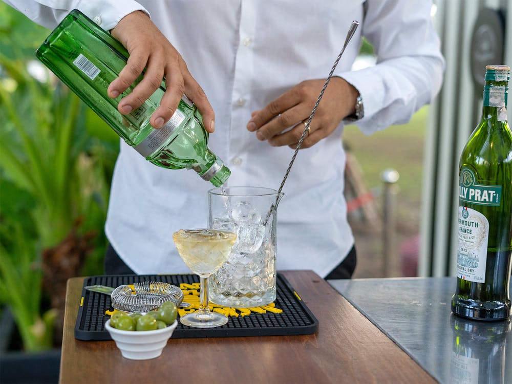 La preparazione di un cocktail