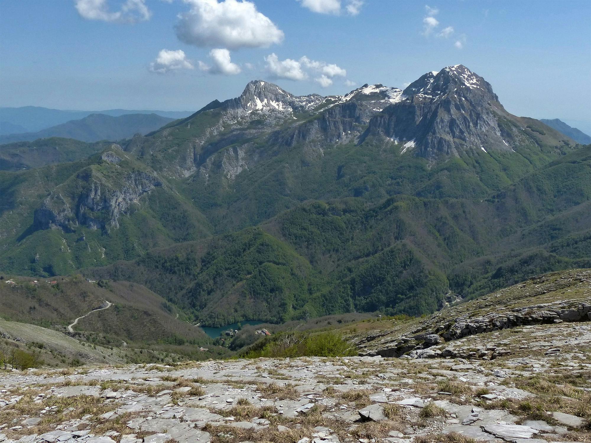 Panorama delle Apuane