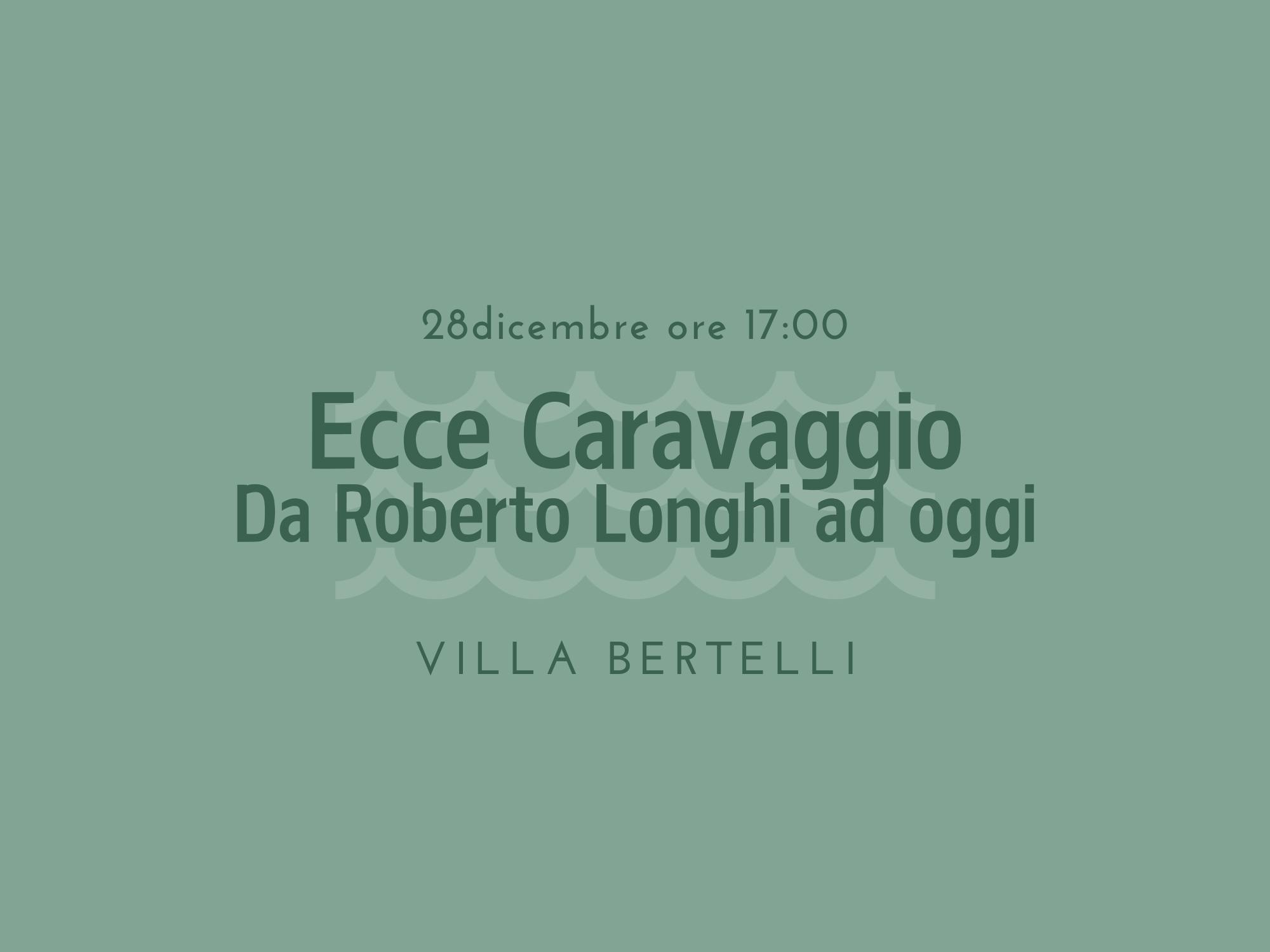 Copertina Ecce Caravaggio