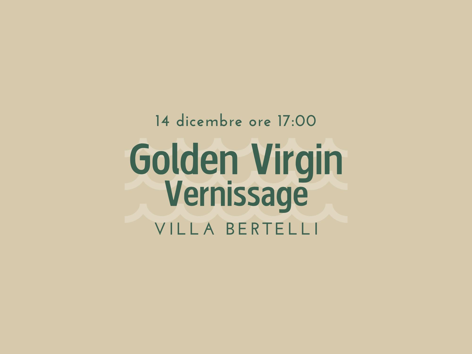 Copertina vernissage Golden Virgin