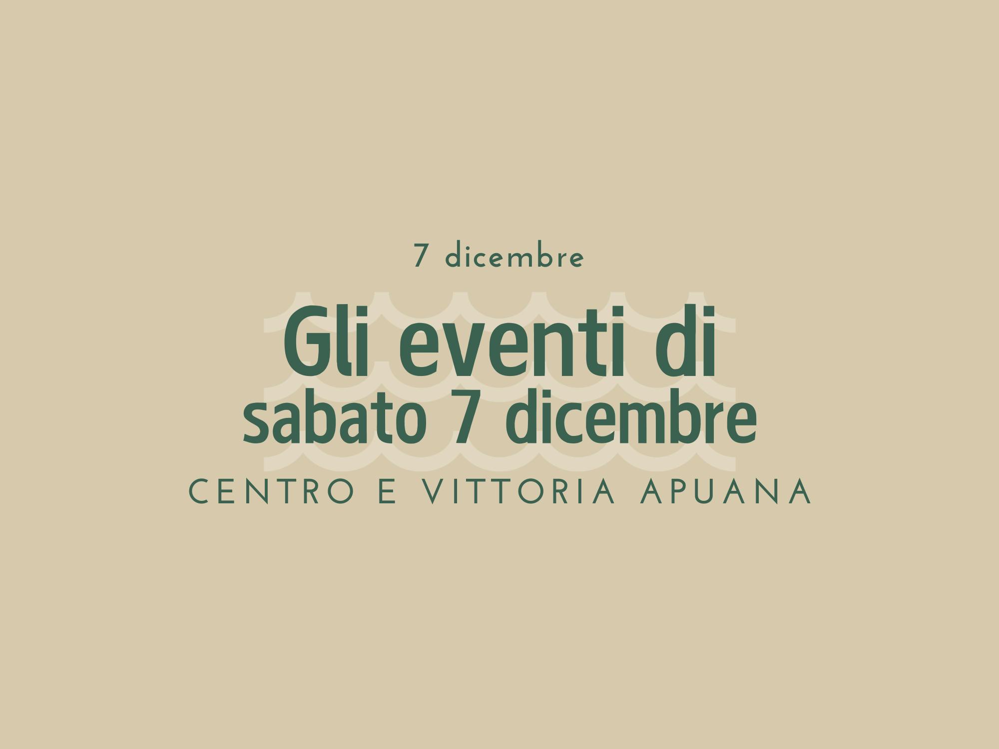 Copertina eventi 7 dicembre 2024