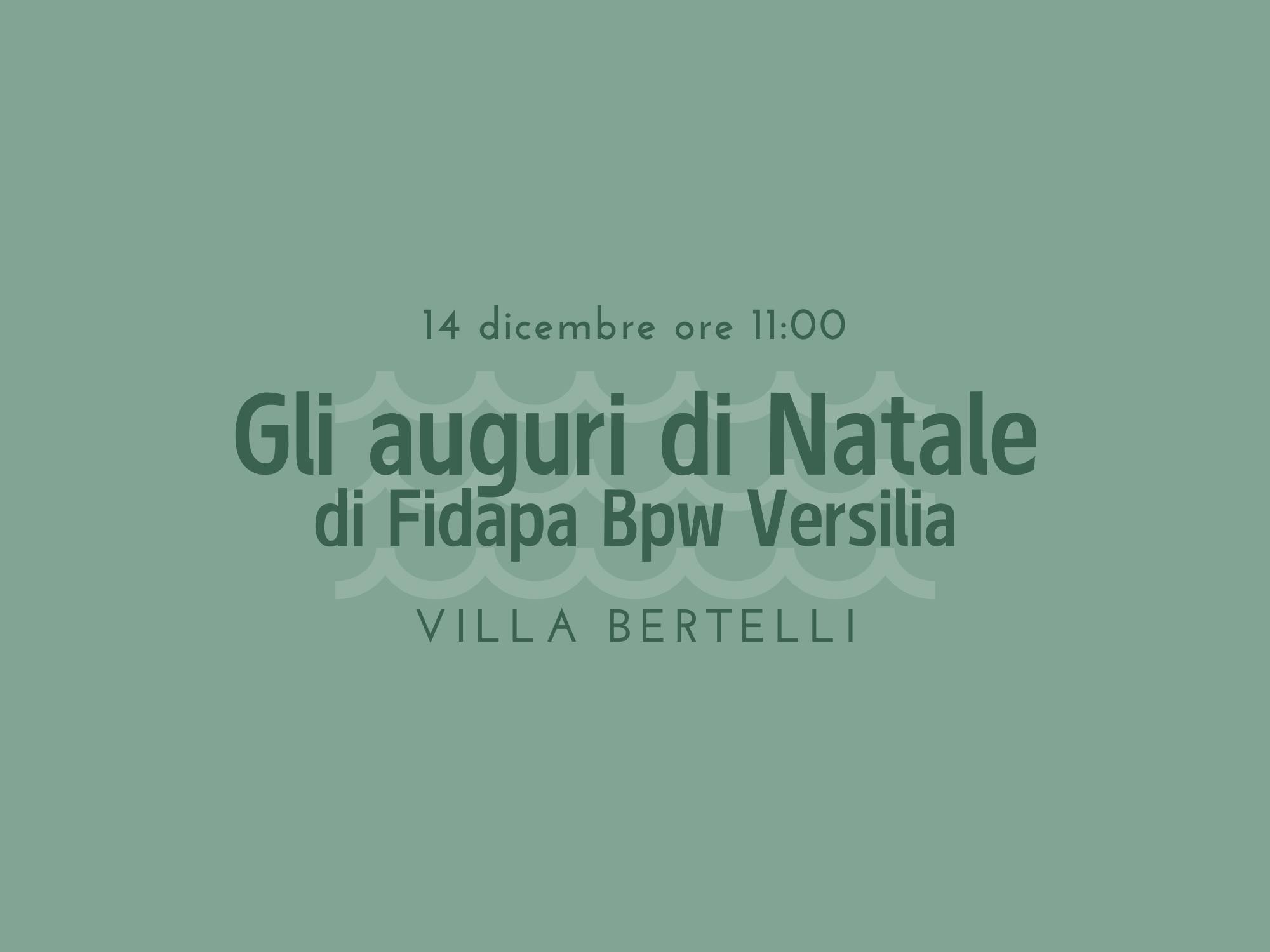 Copertina Auguri di Natale Fidapa