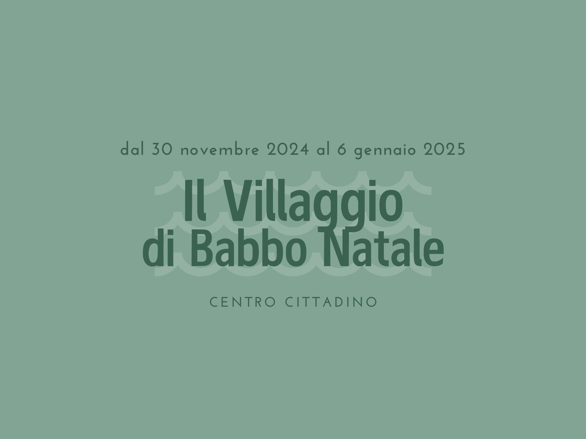 Copertina Villaggio Babbo Natale 2024