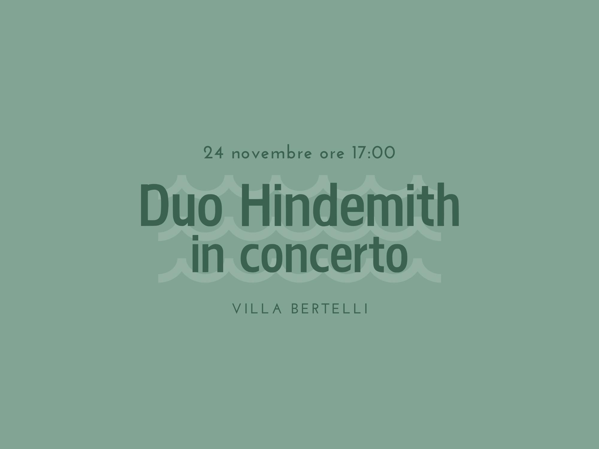 Copertina Duo Hindemith in concerto