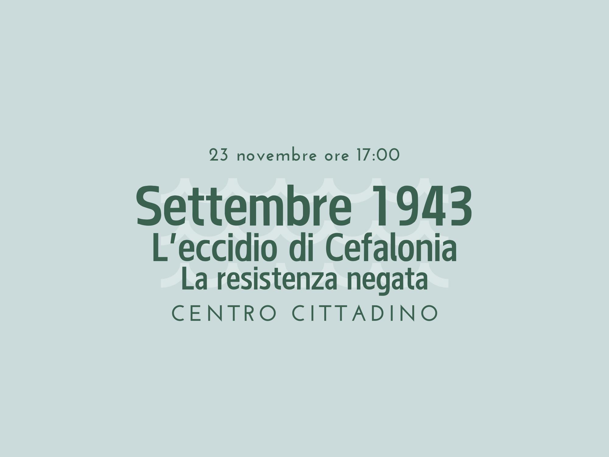 Copertina Settembre 1943