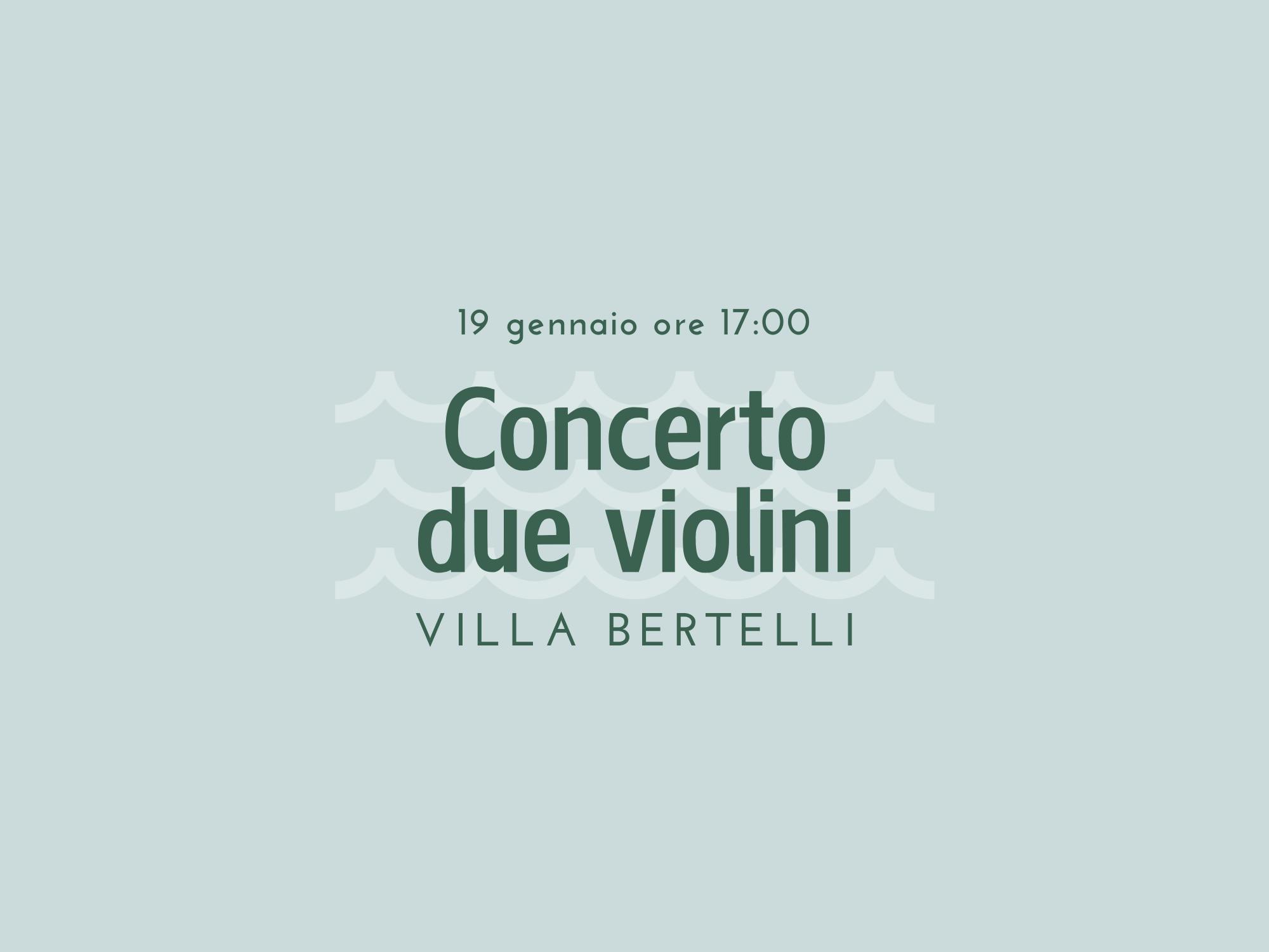 Copertina concerto due violini