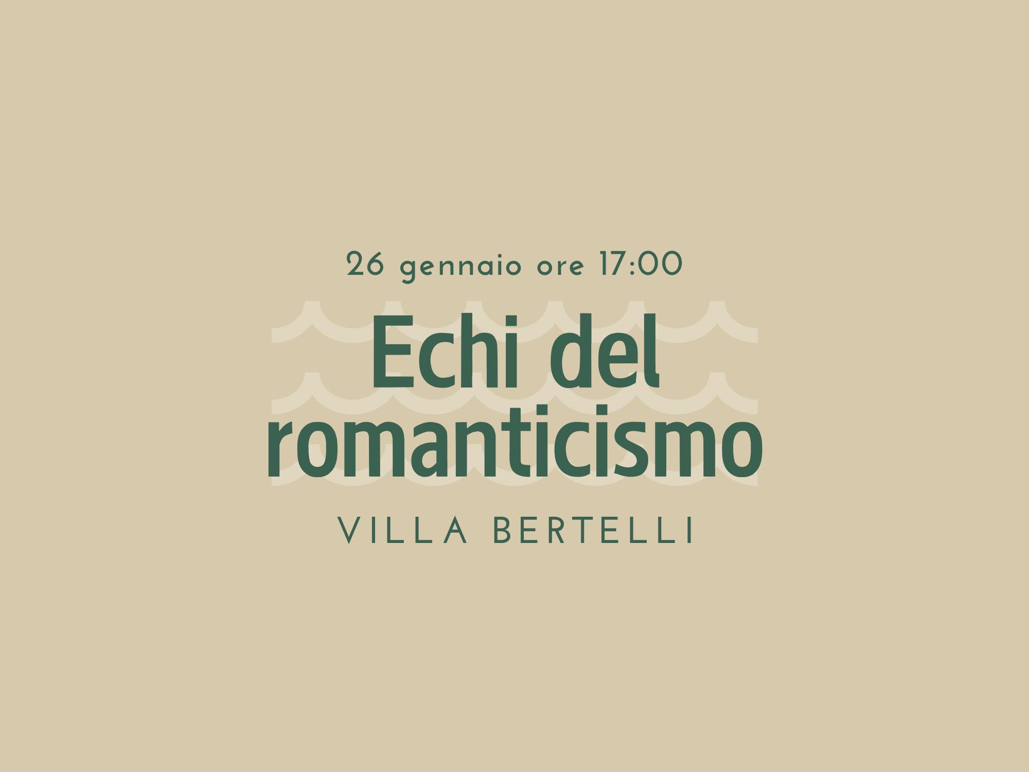 Copertina Echi del romanticismo