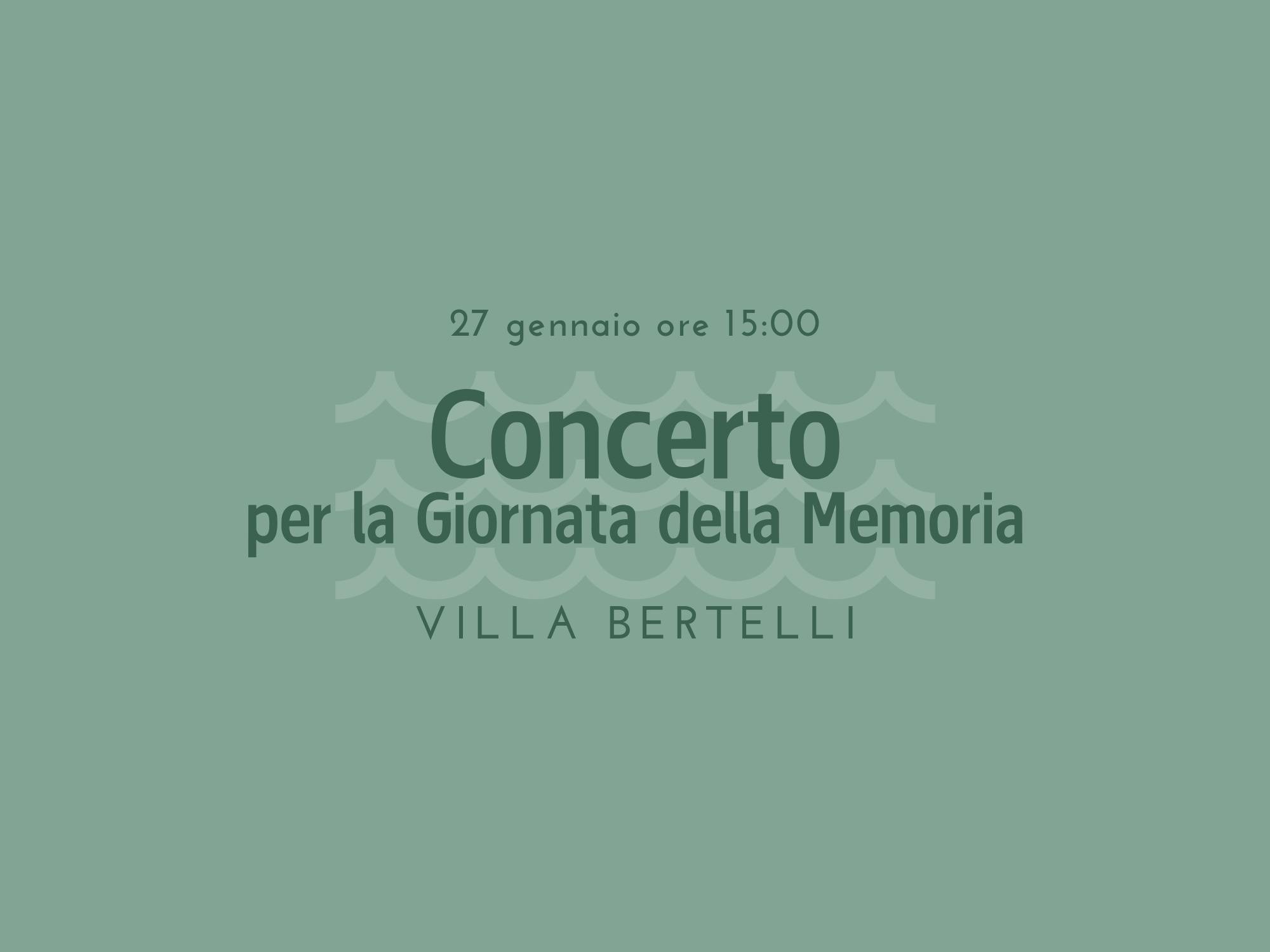 Copertina Concerto Giornata della Memoria