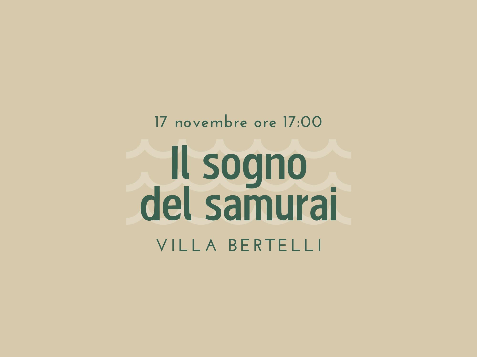 Copertina Il sogno del samurai