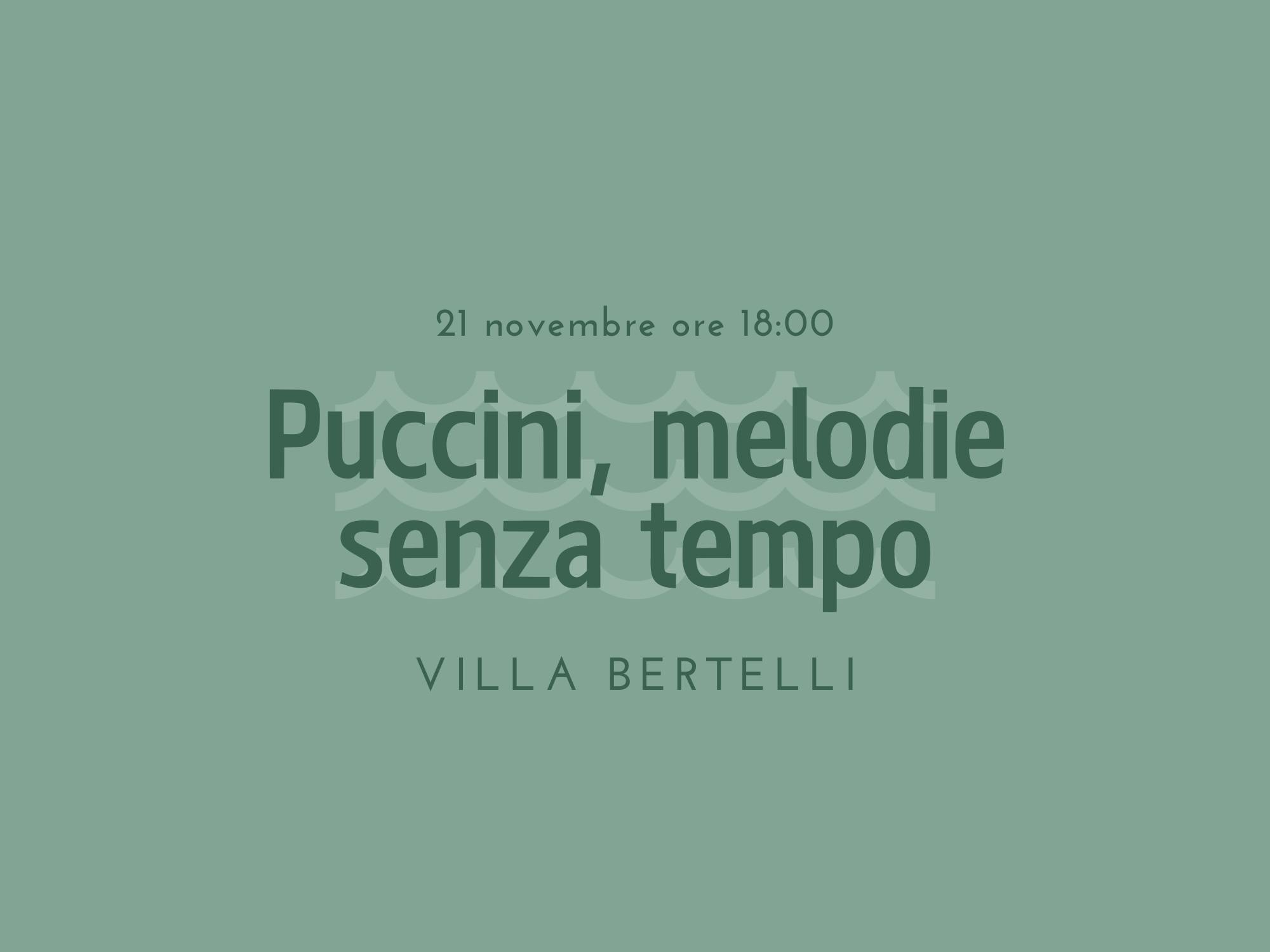 Copertina Puccini melodie senza tempo