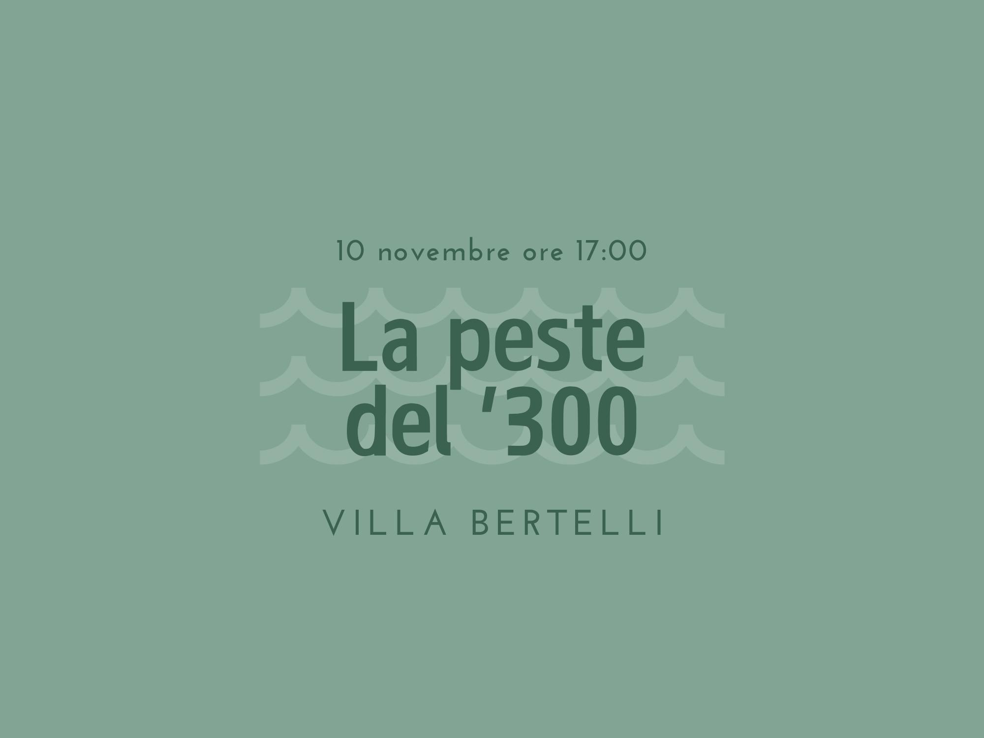 Copertina La peste del 300
