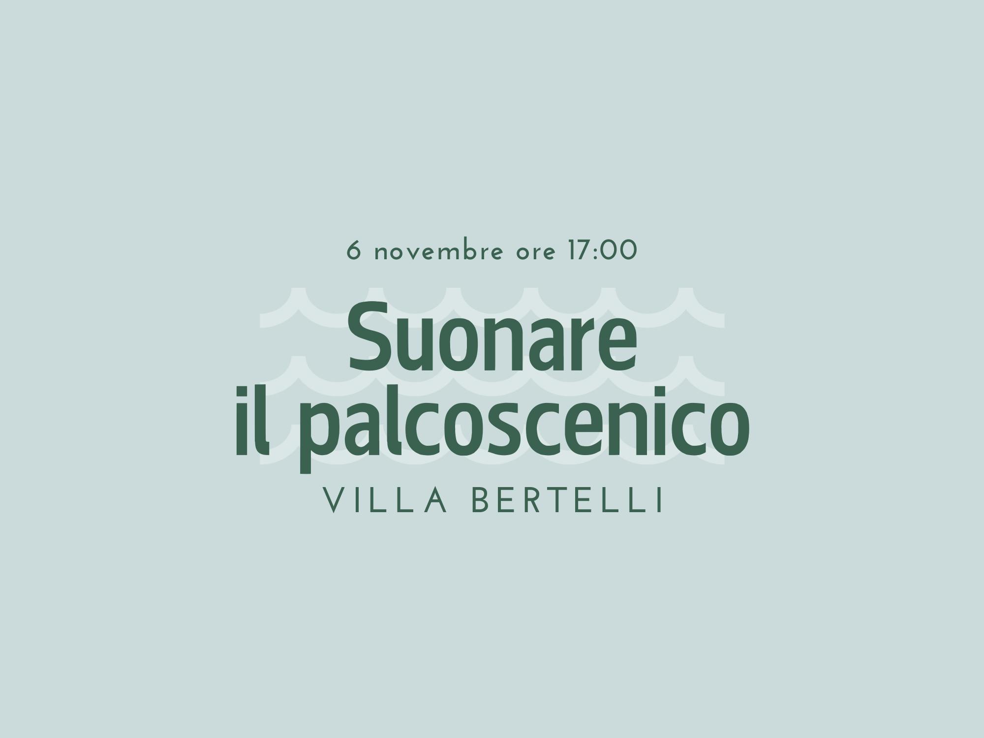 Copertina Suonare il palcoscenico