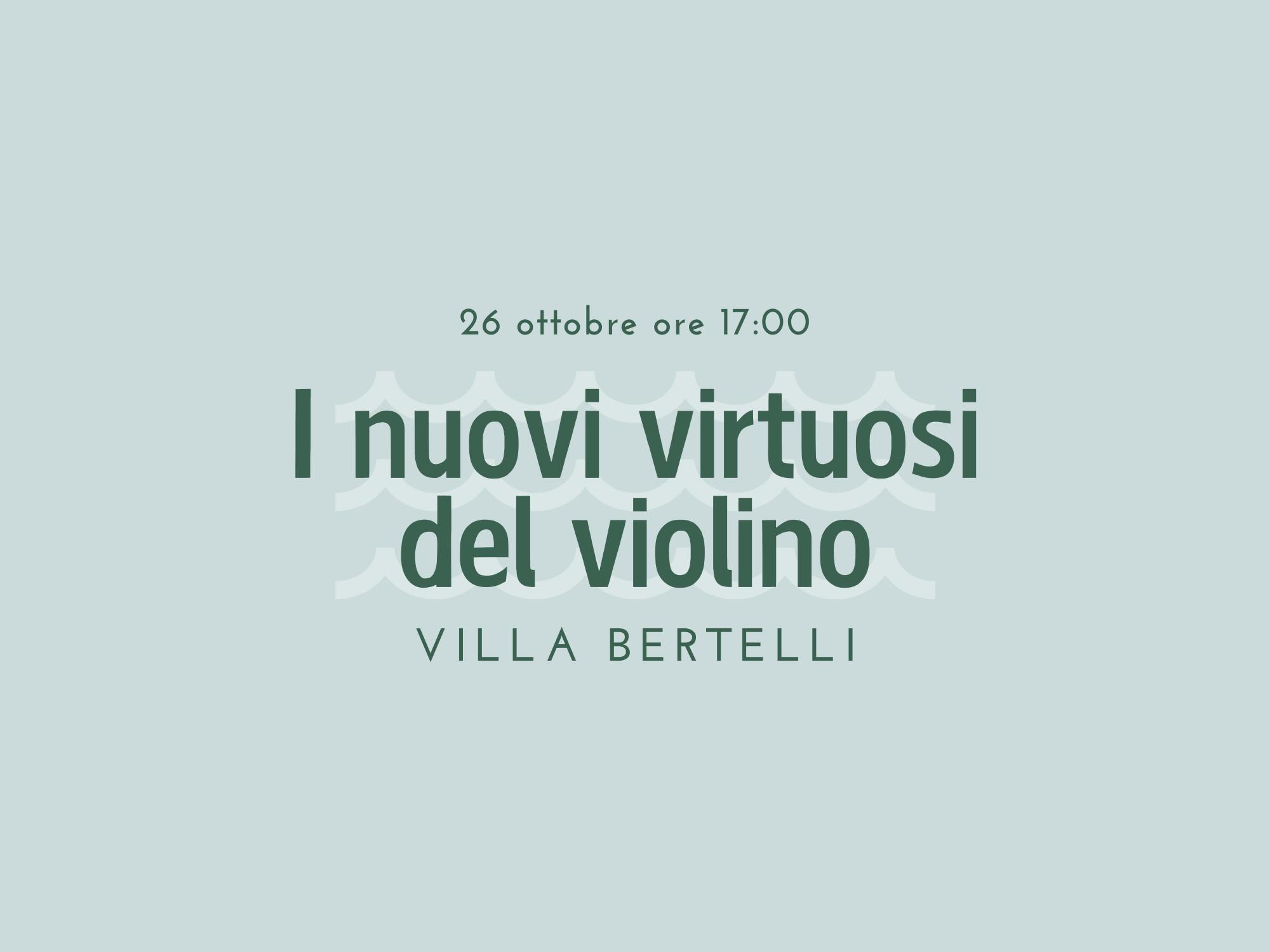 Copertina I nuovi virtuosi del violino