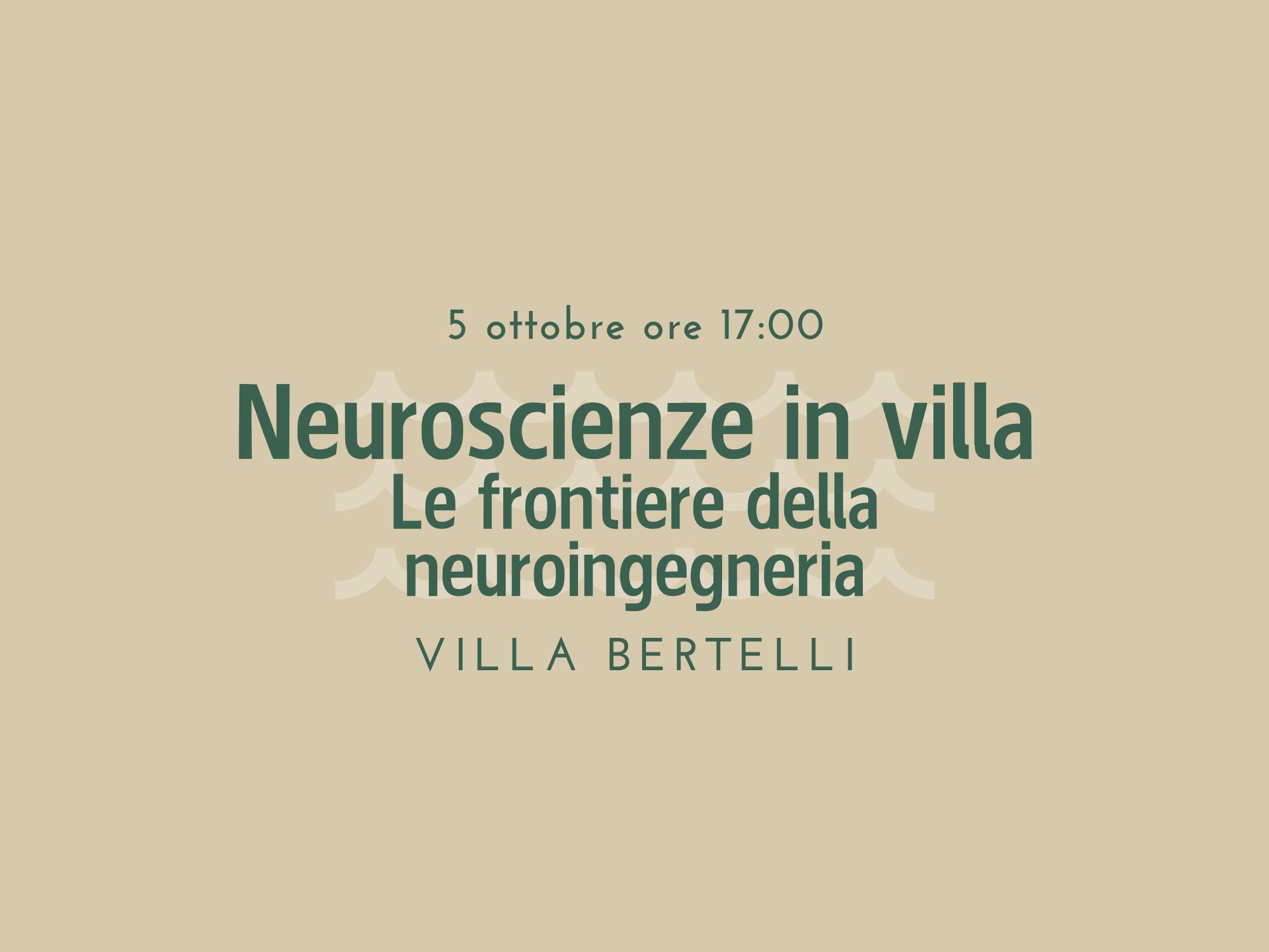 Copertina neuroscienze in villa 2