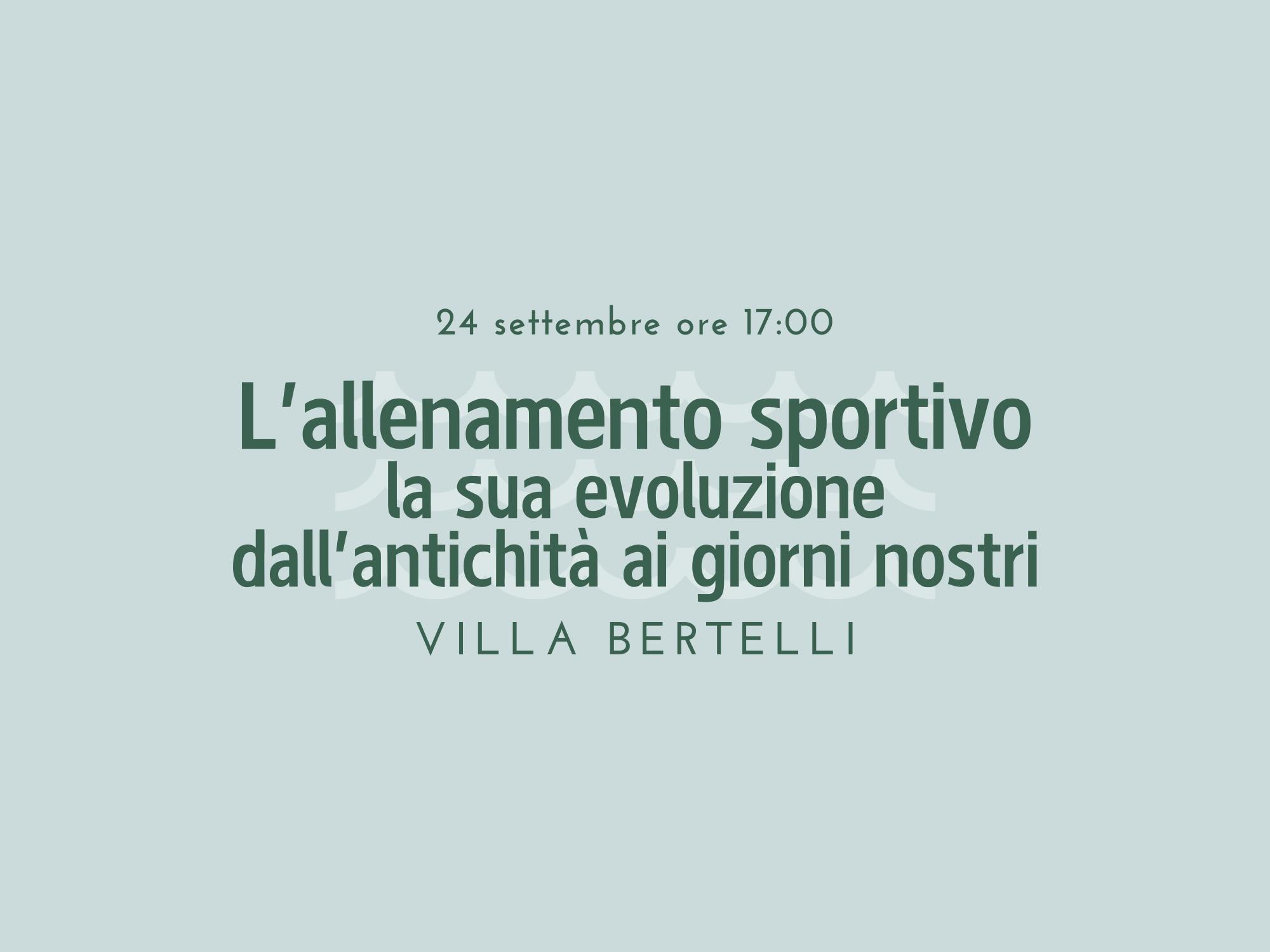 Copertina L'allenamento sportivo