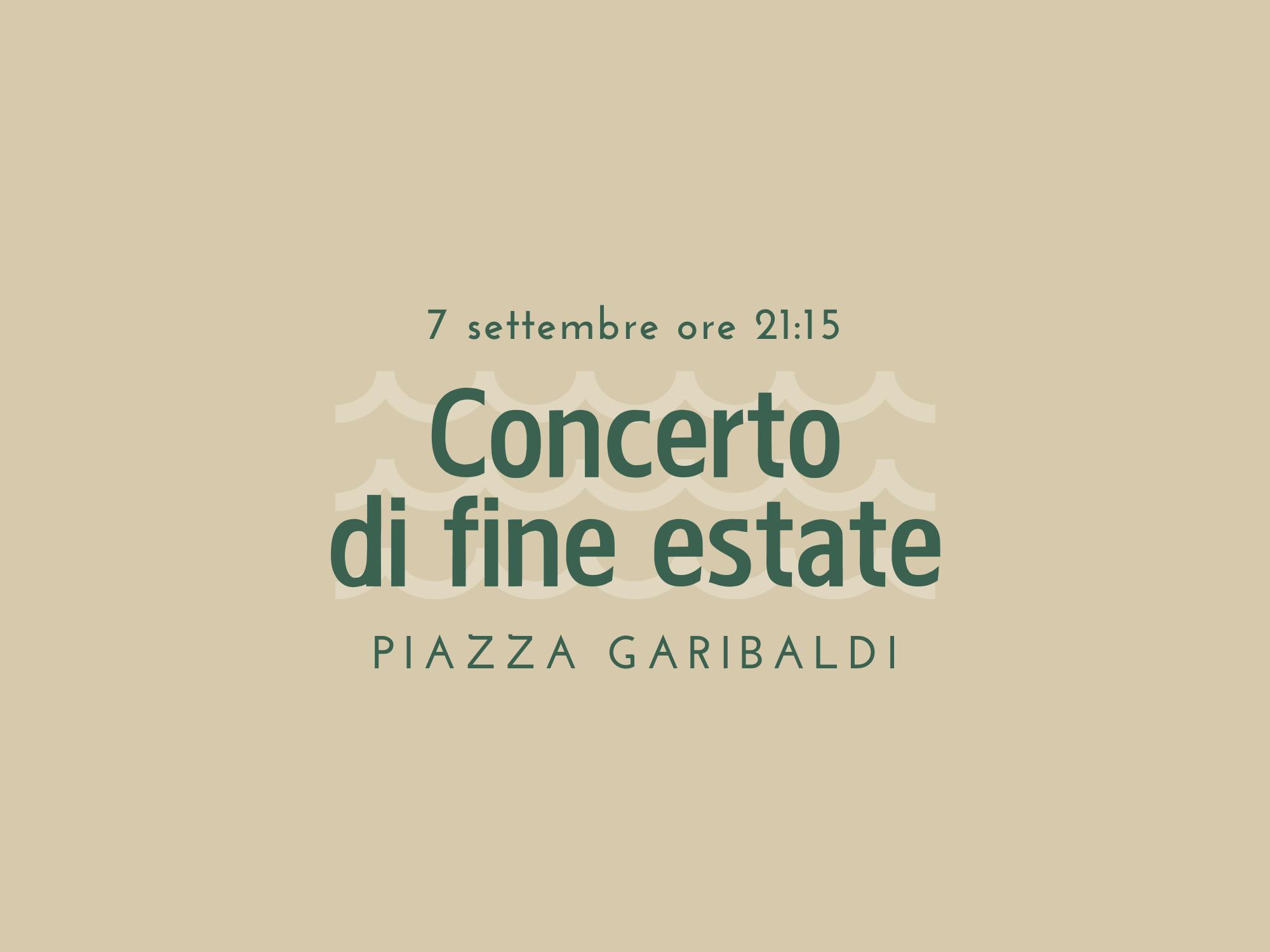 Copertina Concerto di fine estate