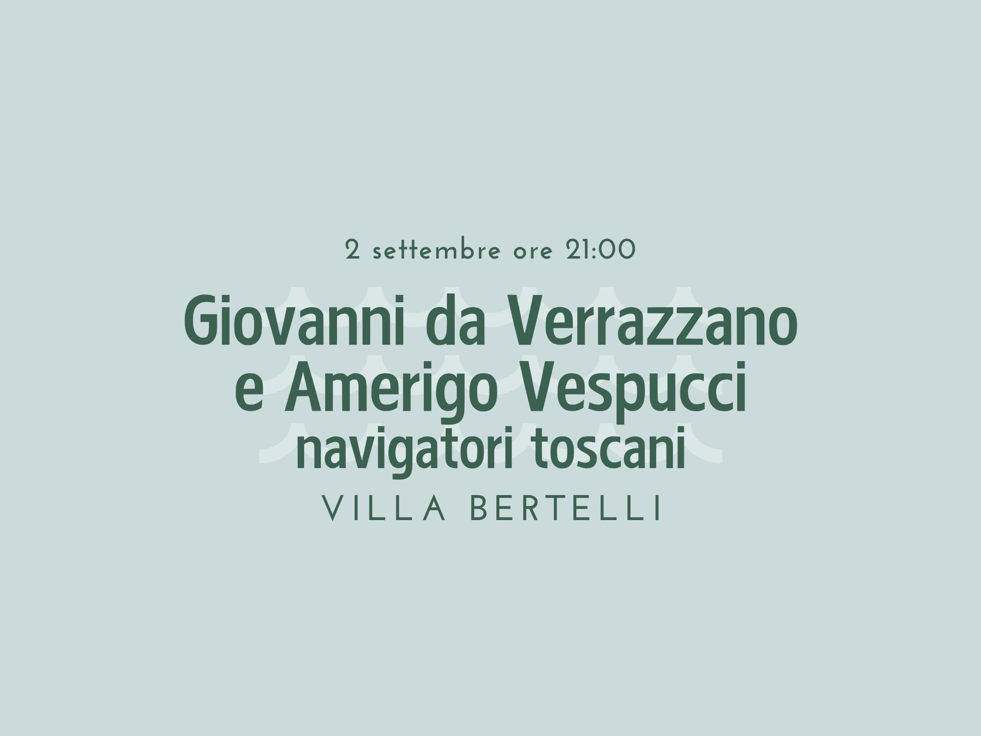 Copertina Giovanni da Verrazzano e Amerigo Vespucci navigatori toscani