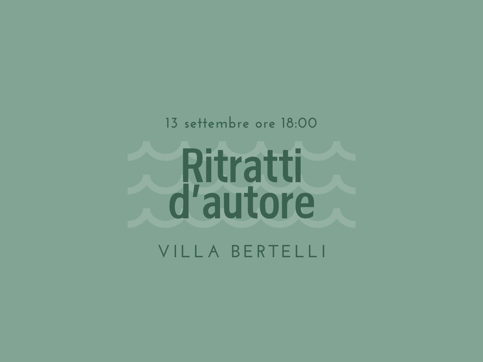 Copertina Ritratti d'autore