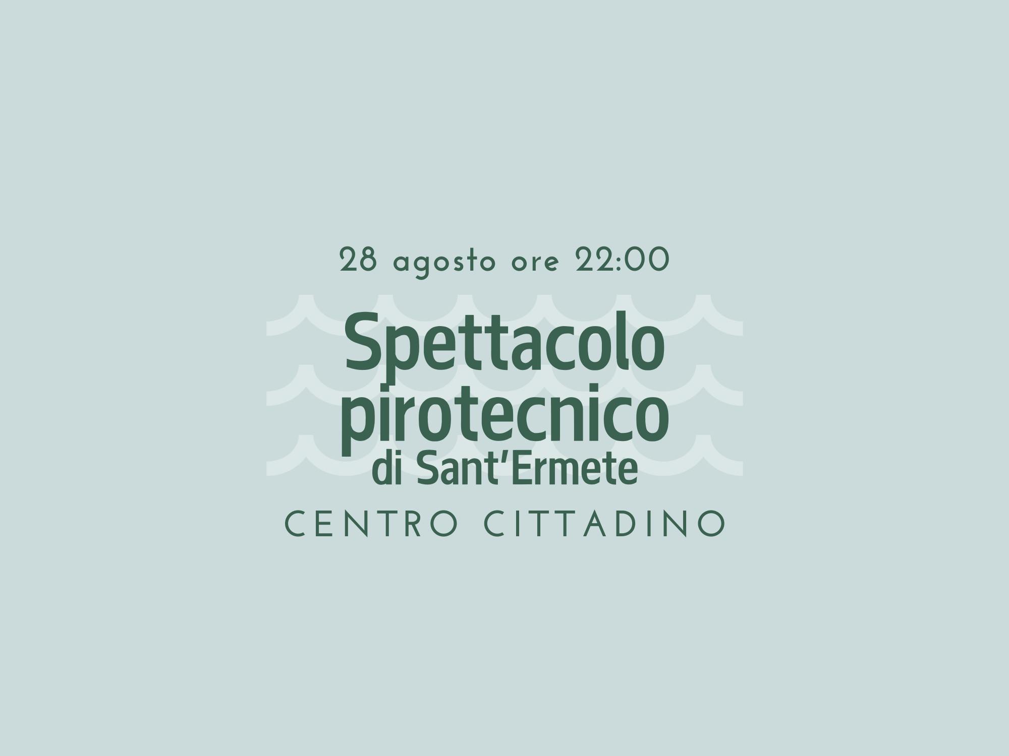 Copertina Spettacolo pirotecnico di Sant'Ermete