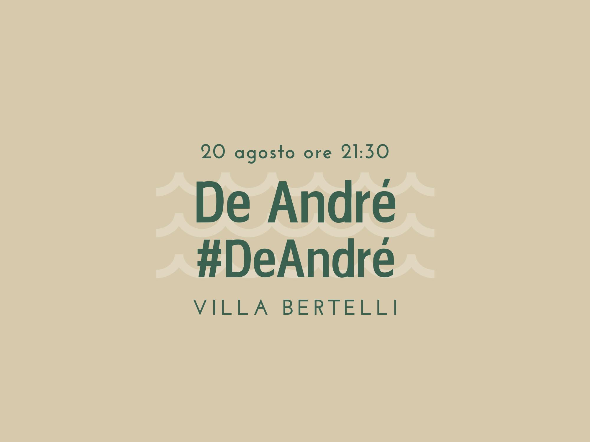 Copertina Concerto De Andre 2024