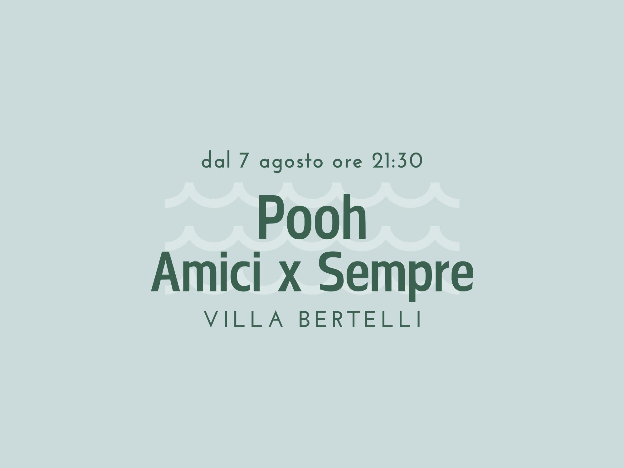 Copertina Pooh Amici x Sempre