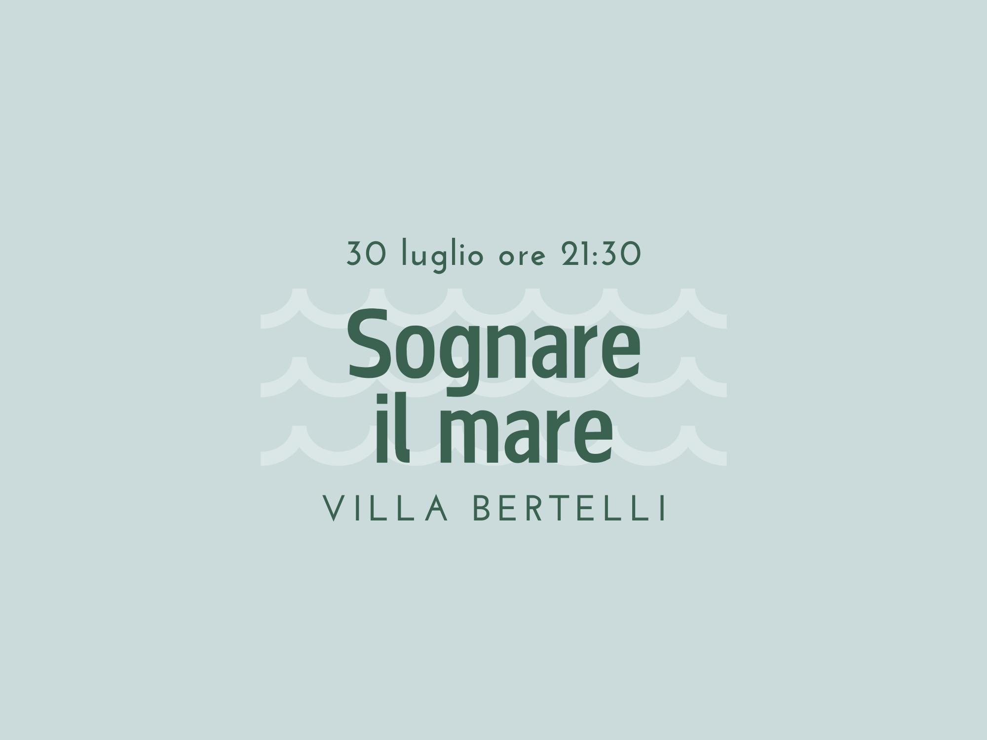 Copertina Sognare il mare