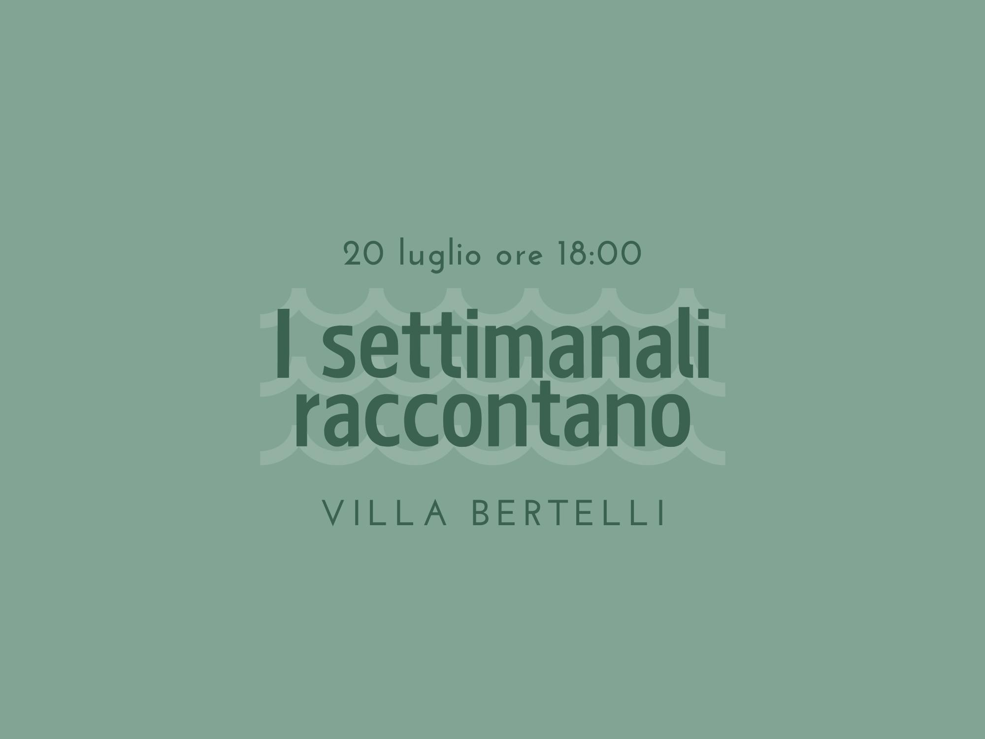 Copertina I settimanali raccontano l'Italia e il gossip